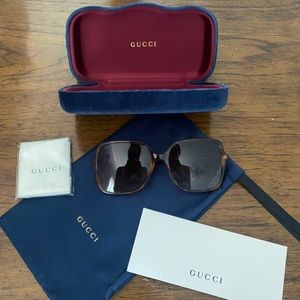 Gucci GG0544S Havana sunglasses